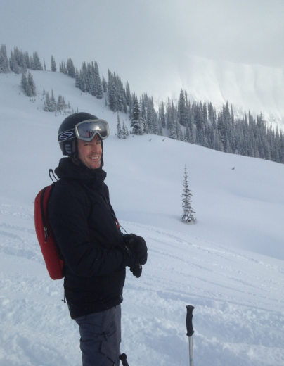 Dr. Kirton, an avid skier, enjoys spending his free time shredding the slopes around Calgary, Alberta. Shredding: a term in the ski culture used to describe skiing or snowboarding. Credit: http://perinatalstroke.com/about